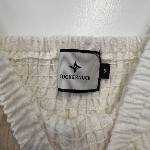 Tuckernuck White Puff Sleeve Dress - Picture 4 of 4